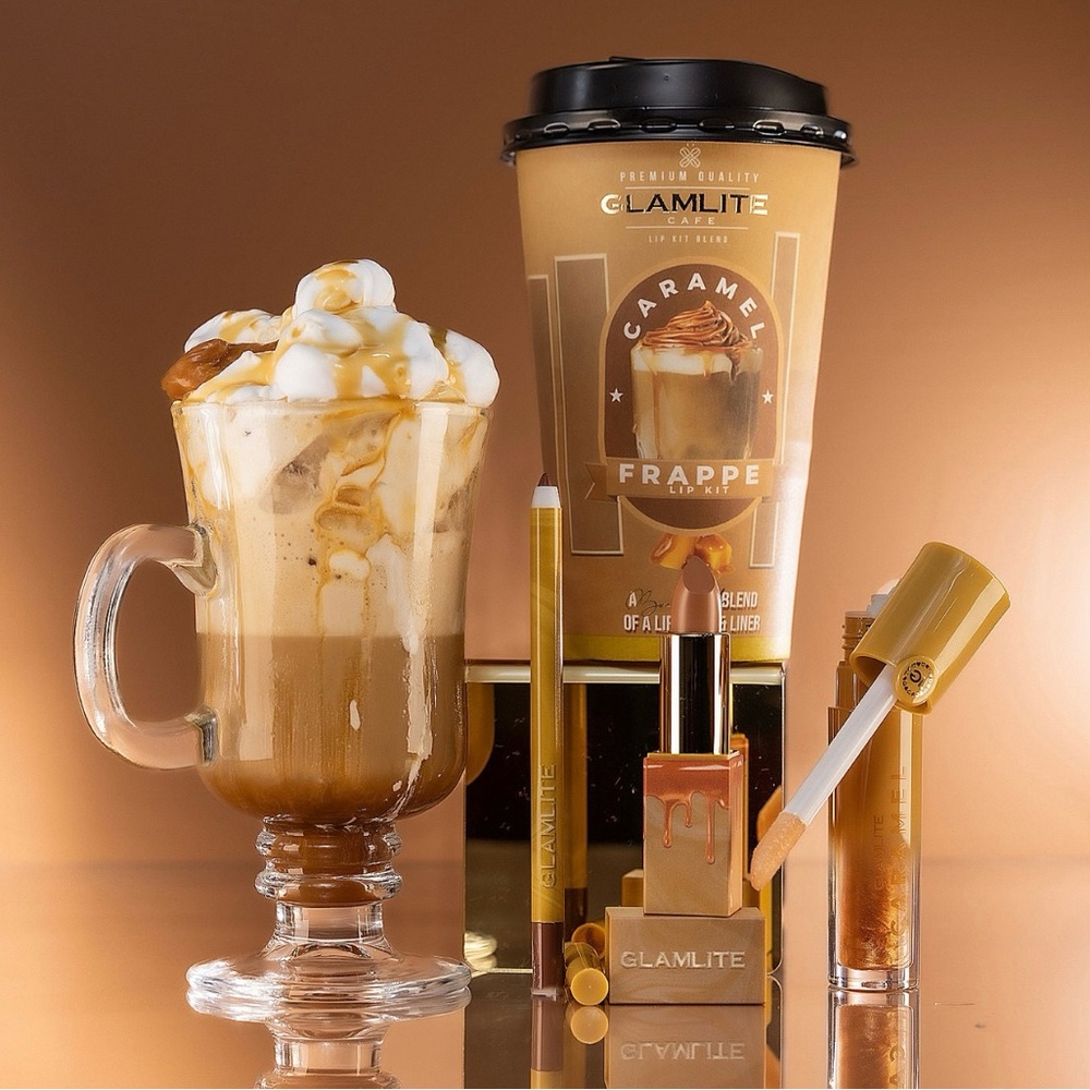 Glamlite Caramel Frappe Lip Kit